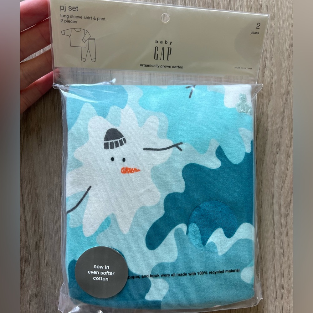 GAP Blue Snowman Print Kids Underwear